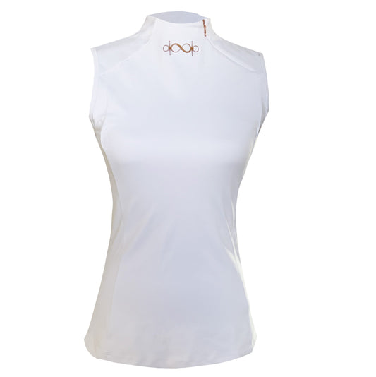 Equifinity Basic Layer Oberteil mit Reißverschluss Weiß Roségold - Equifinity